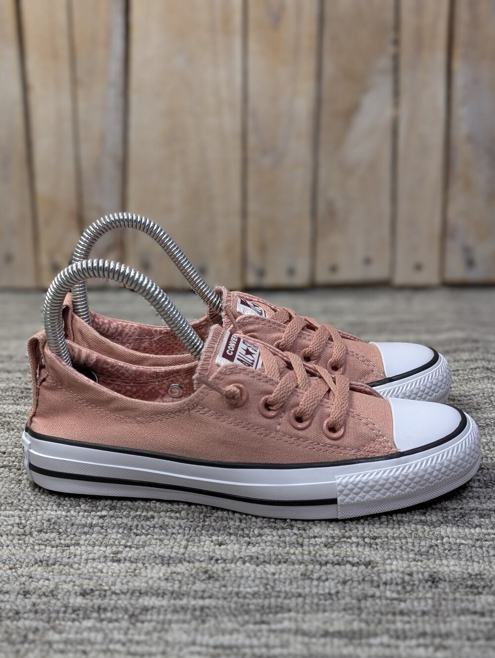 Women's Converse Chuck Taylor All Star Shoreline slip-on in Dusty Pink - Size 5